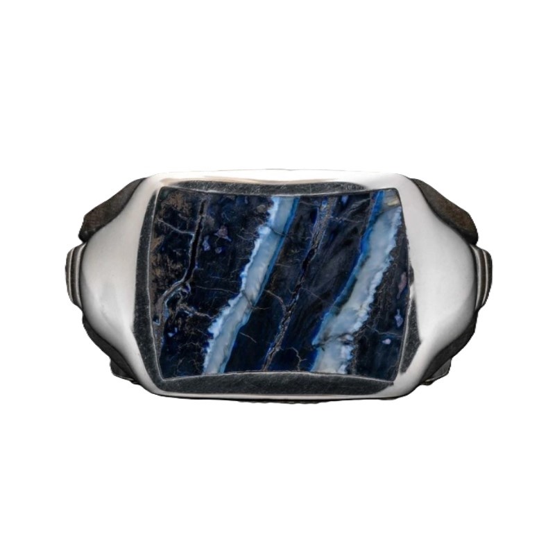 William Henry Sleek Mammoth Tooth Signet Ring